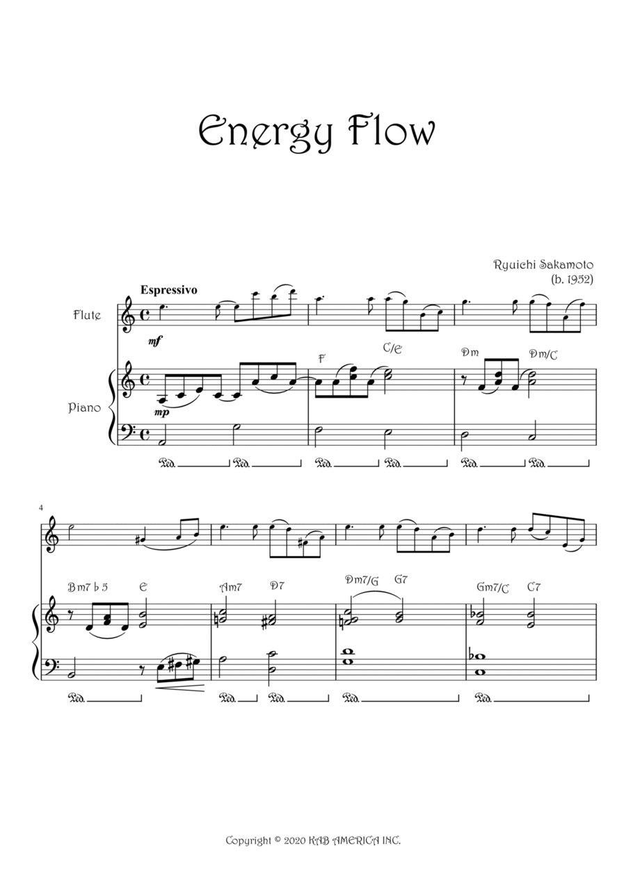 Energy Flow Flute Solo scores gallery preview page 1