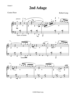 Ballet Piano Sheet Music: 2nd Adage from Etudes II