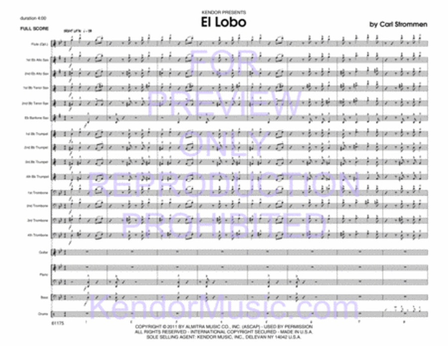 El Lobo (Full Score)