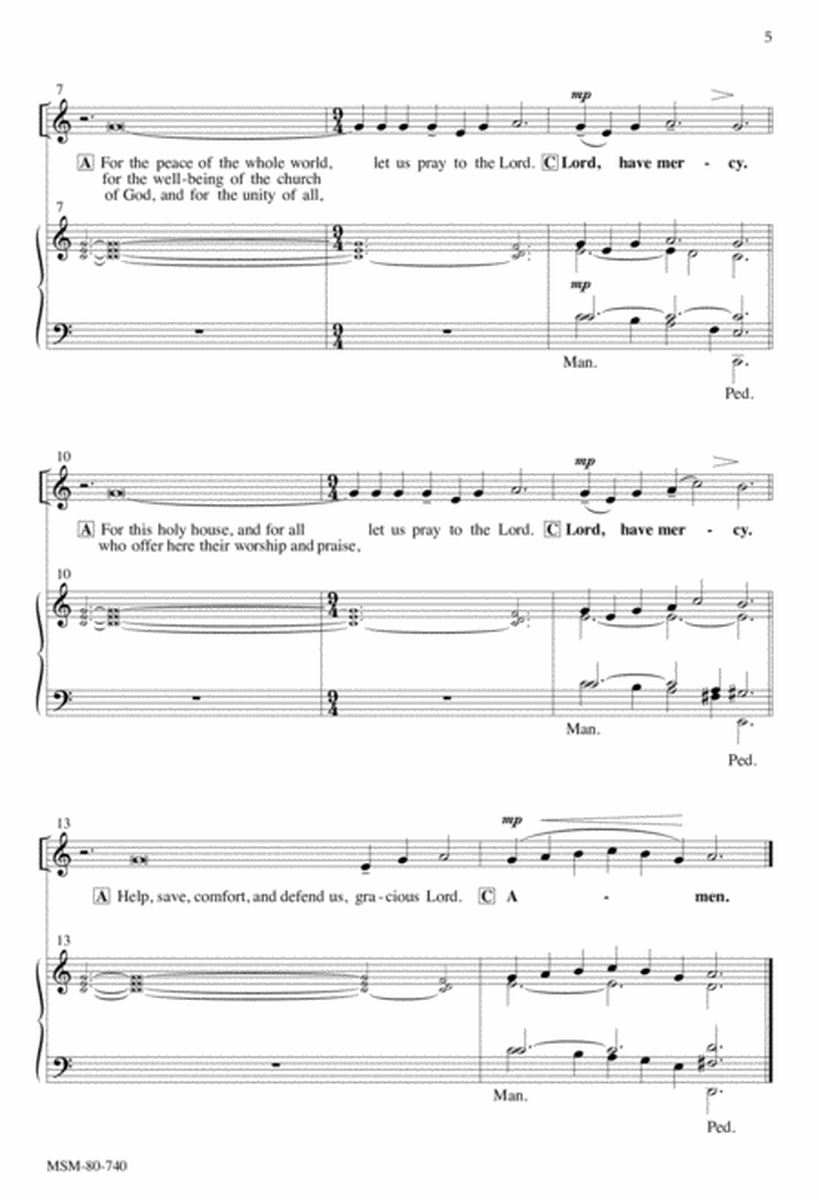 Missa St. Andrew (Downloadable Choral Score)