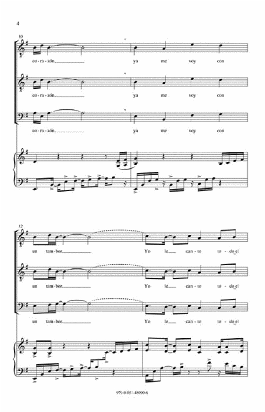 Yo le Canto Todo el Dia TTB scores gallery preview page 3