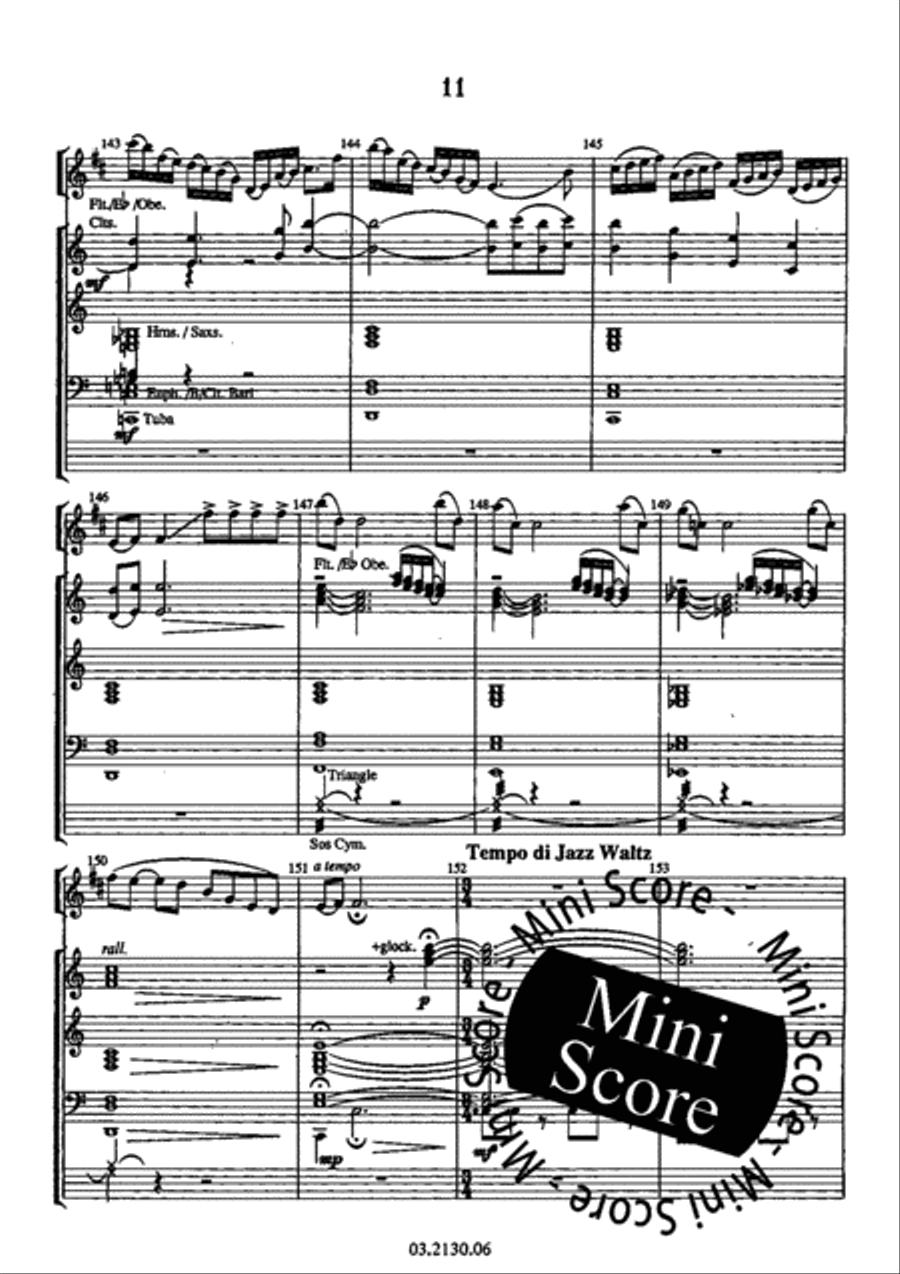 Saxophony Fanfare Band scores gallery preview page 15
