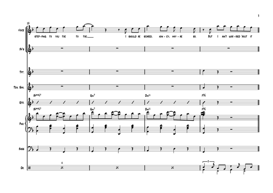I Ain't Worried Jazz Ensemble scores gallery preview page 3