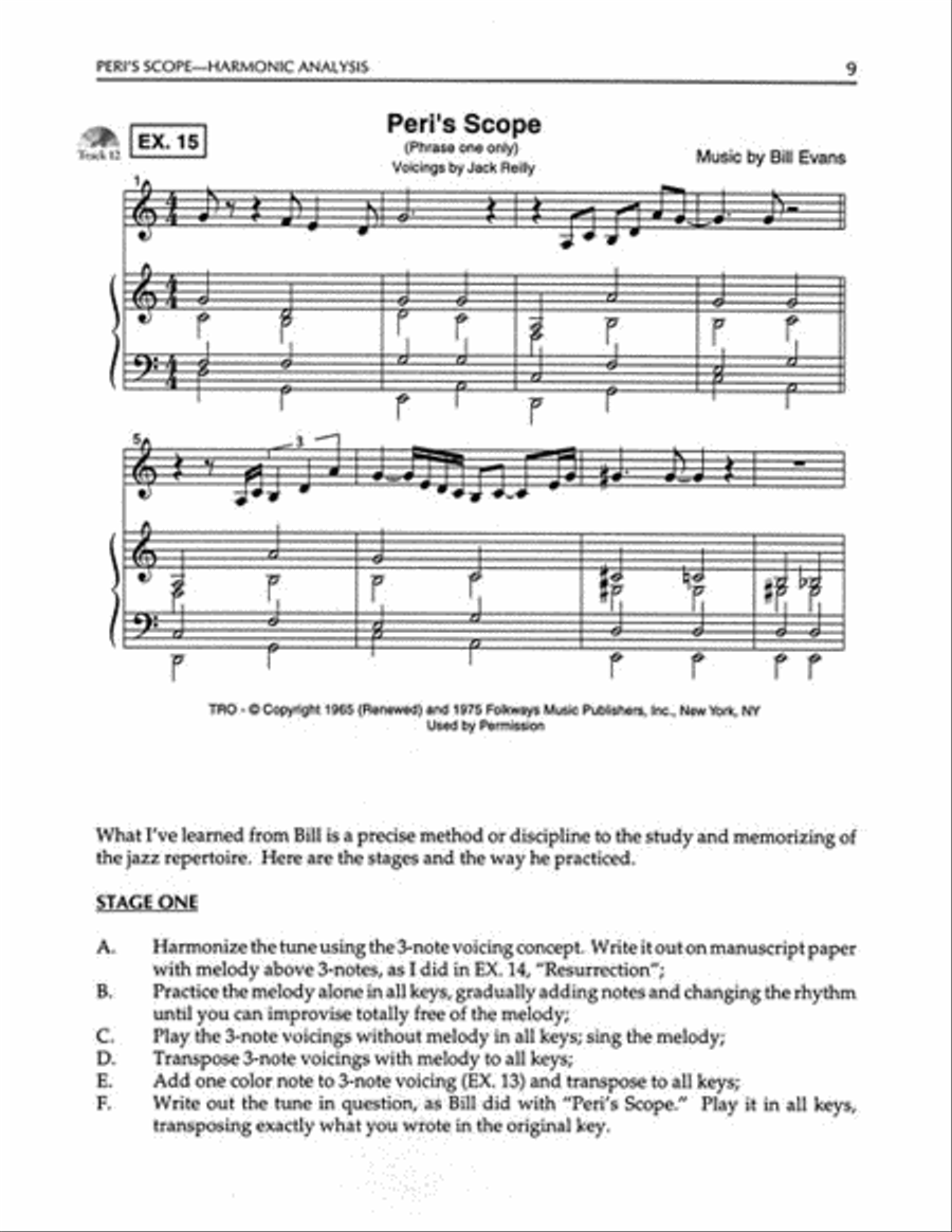 The Harmony of Bill Evans Piano Method scores gallery preview page 5