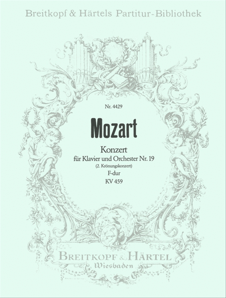 Piano Concerto [No. 19] in F major K. 459 Orchestra scores gallery preview page 1