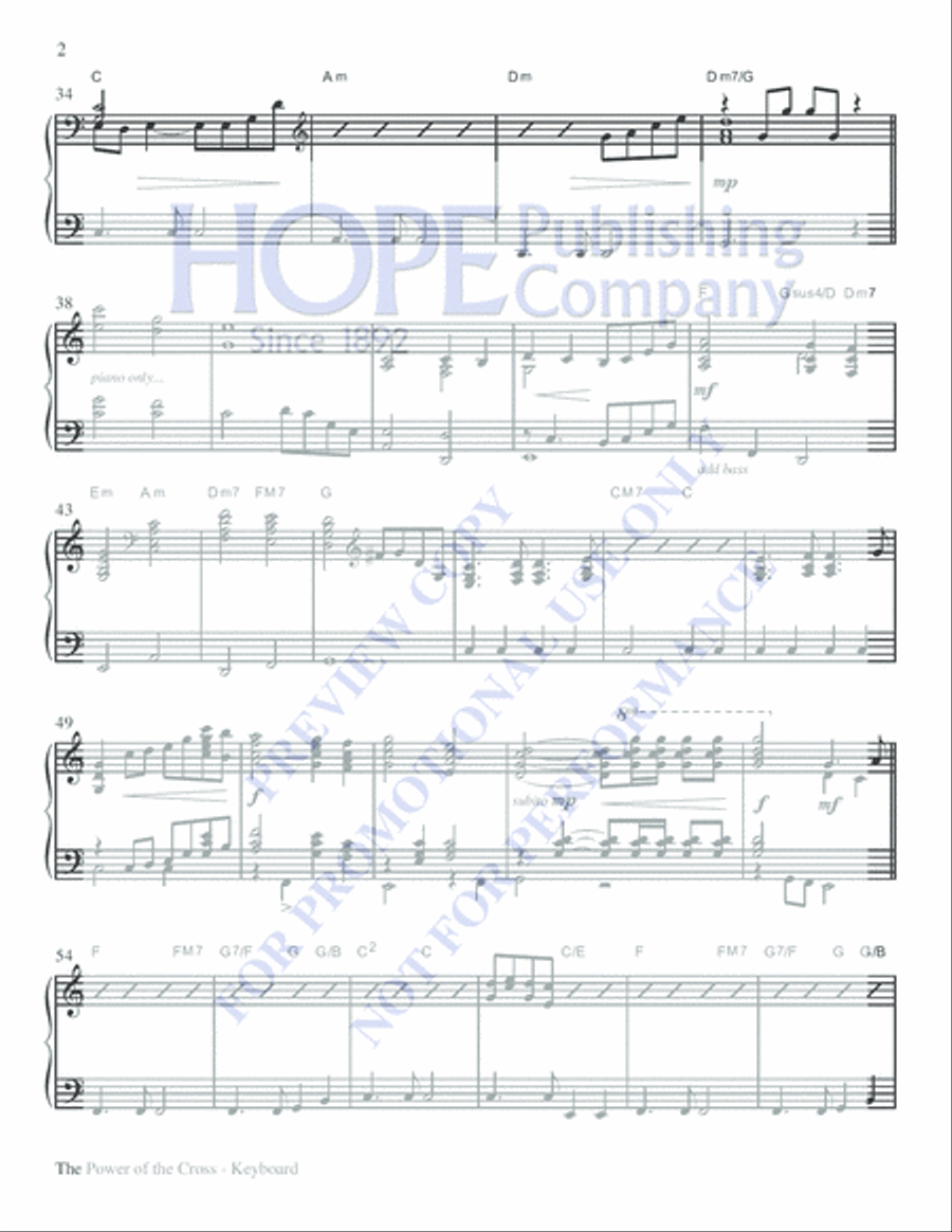 The Power of the Cross Choir scores gallery preview page 8