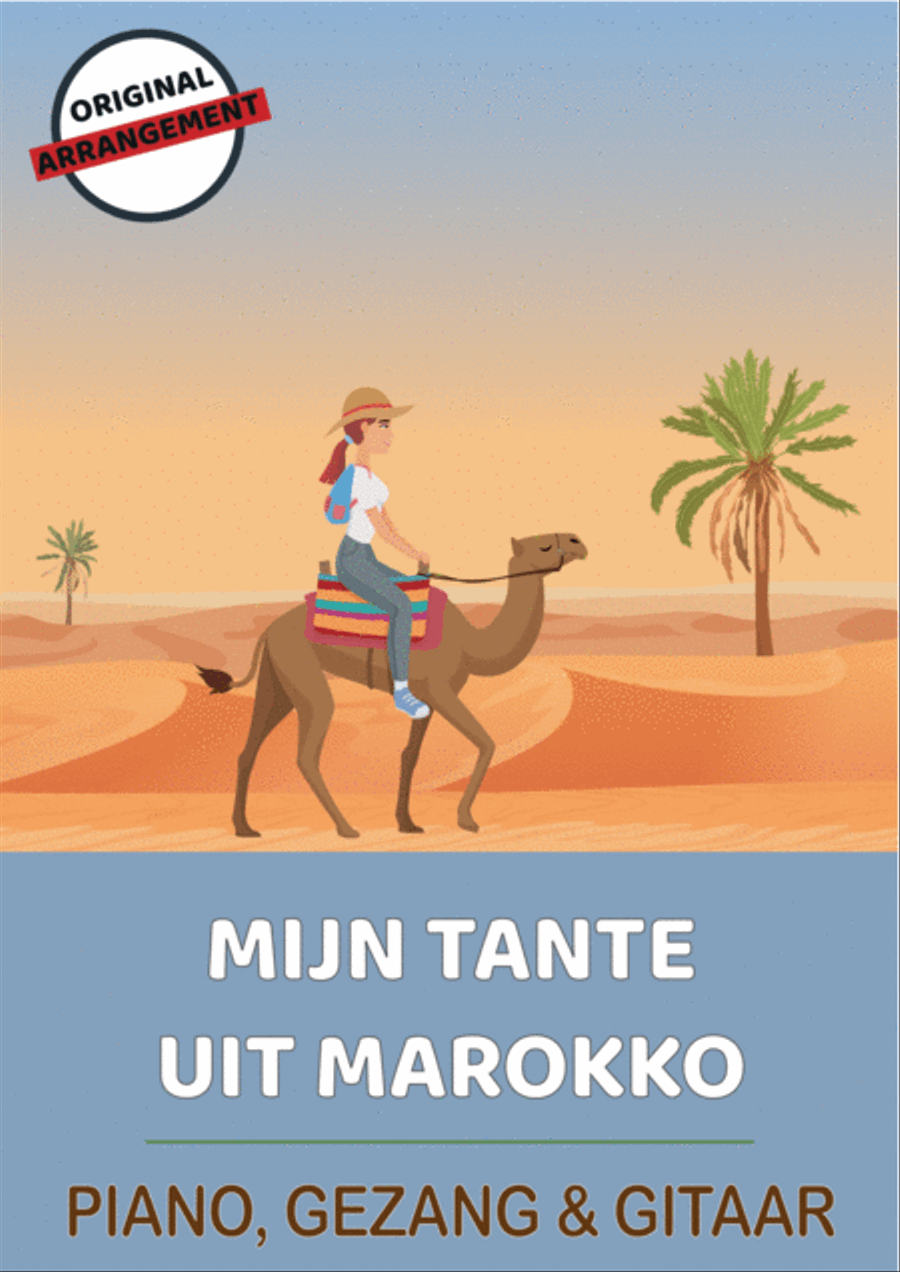 Mijn Tante Uit Marokko Piano, Vocal, Guitar scores gallery preview page 1