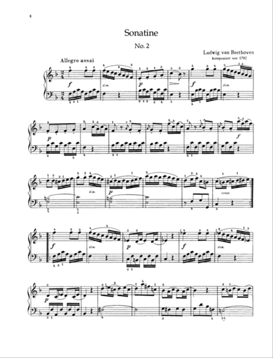 Two Easy Sonatinas Piano Solo scores gallery preview page 3