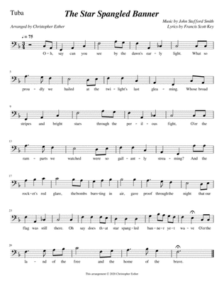 The Star Spangled Banner (Tuba)