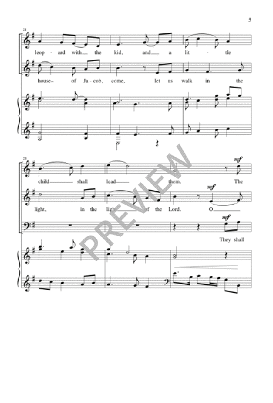 A Vision of Peace 3-Part scores gallery preview page 5