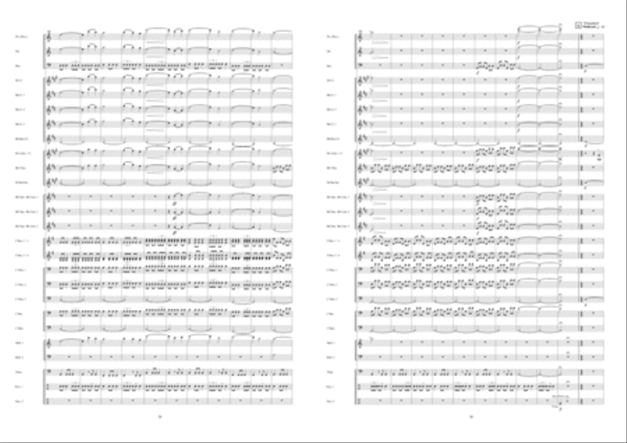 The Last Of The Mohicans Fanfare Band scores gallery preview page 16