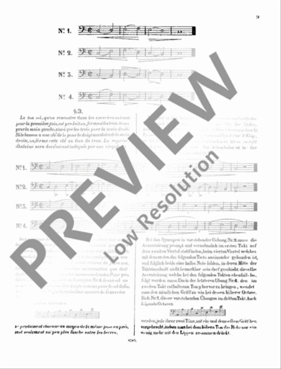 Vollständige theoretisch praktische Fagottschule Bassoon Solo scores gallery preview page 14