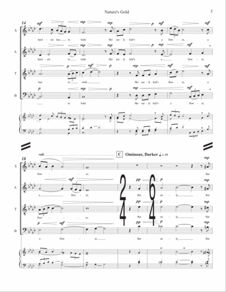 Nature's Gold 4-Part scores gallery preview page 6