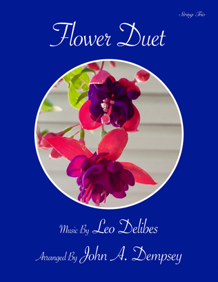 Book cover for Flower Duet (in D major): String Trio for Violin, Viola and Cello