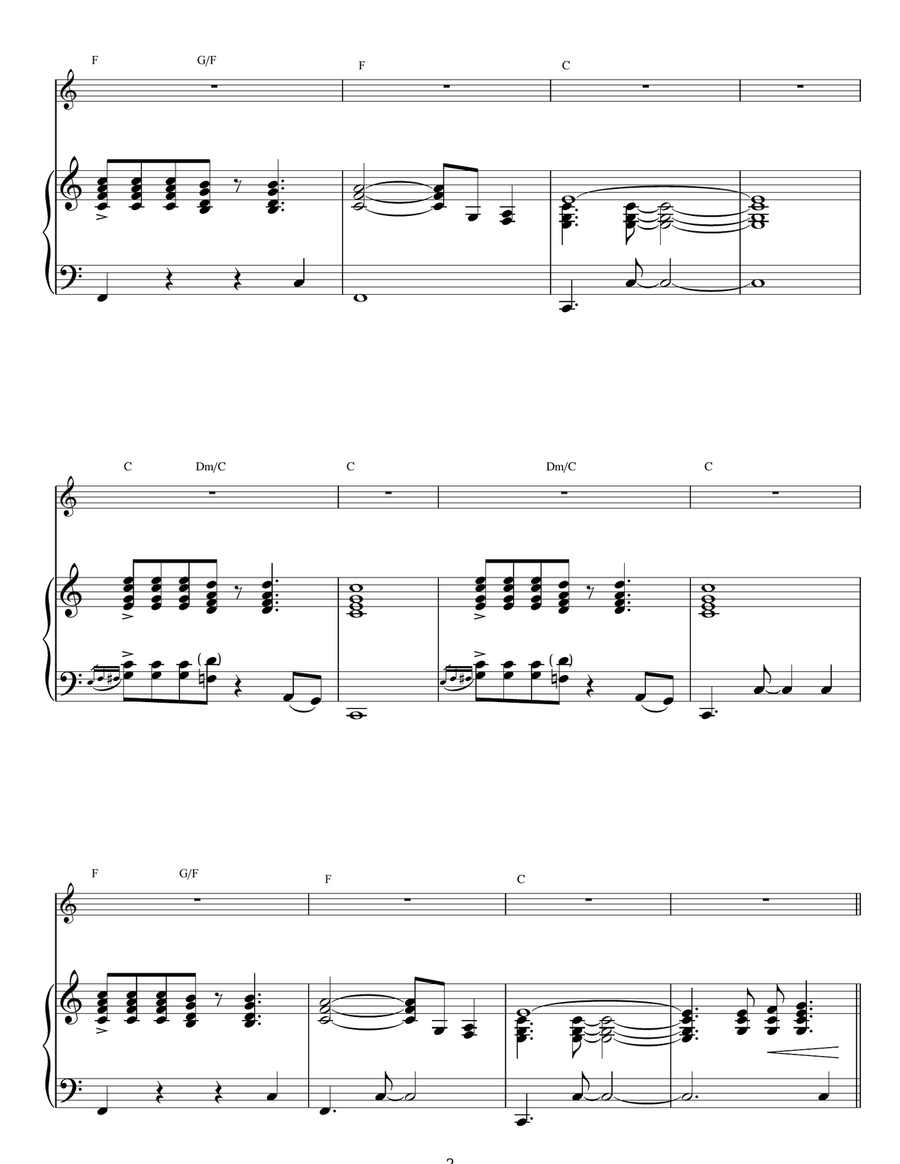 Song For Guy Voice scores gallery preview page 3