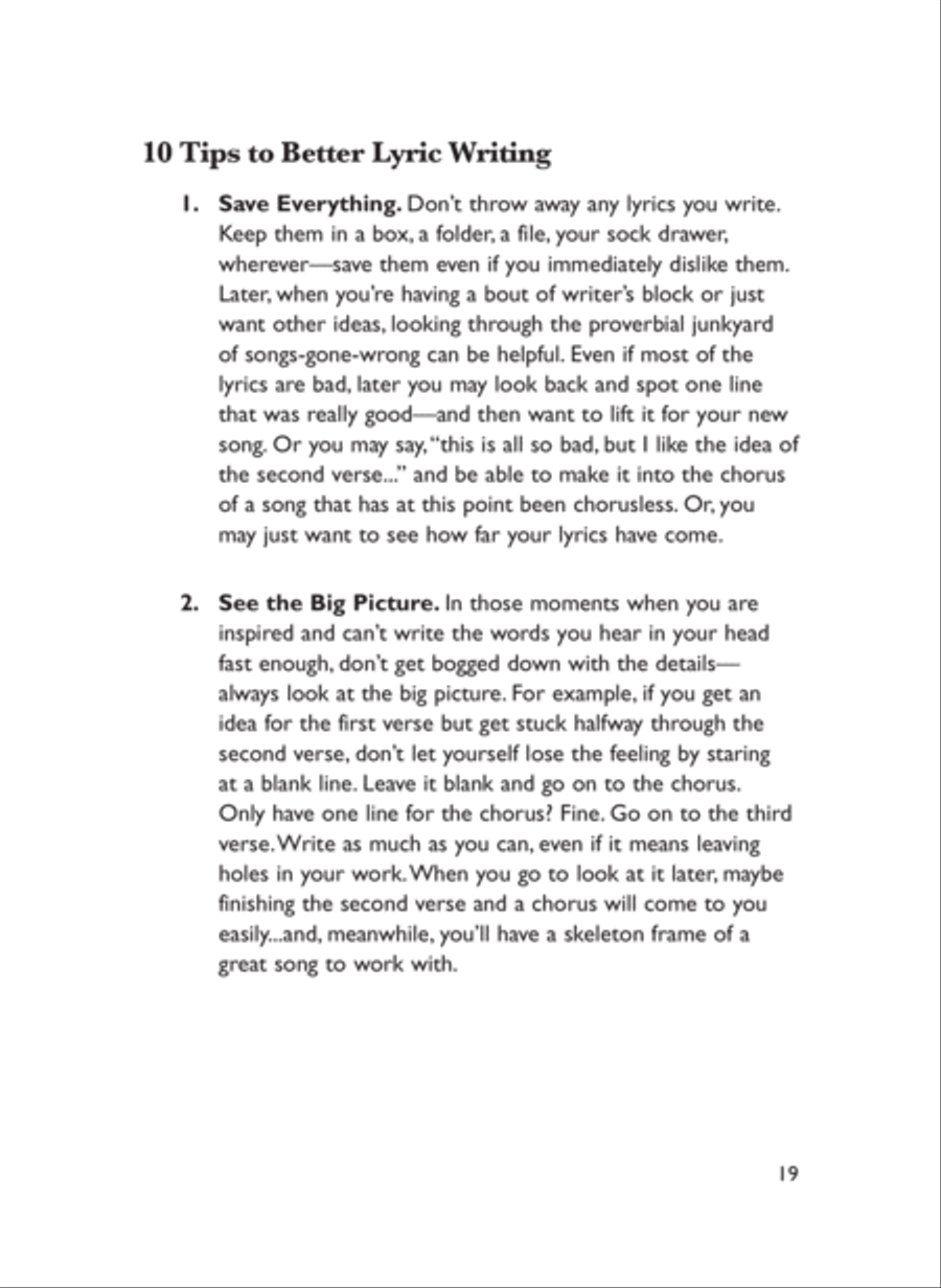 Mini Music Guides -- Rhyming Dictionary Collection / Songbook scores gallery preview page 4
