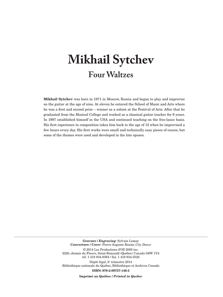 Four Waltzes