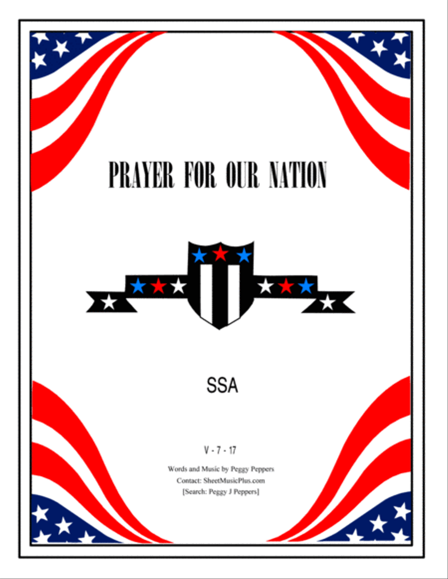 PRAYER FOR OUR NATION SSA scores gallery preview page 1