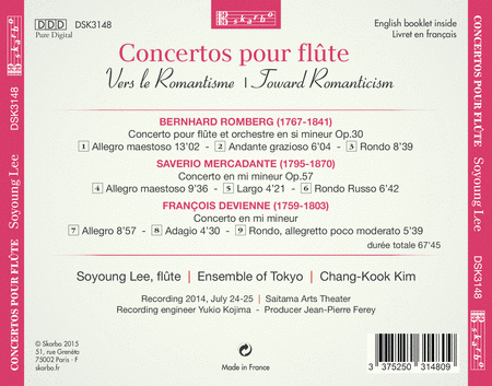 Devienne, Mercadante & Romberg: Flute Concertos image number null