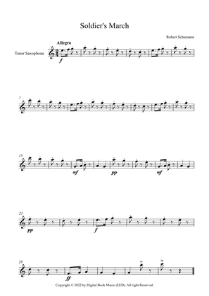 Soldier's March - Robert Schumann (Tenor Sax)