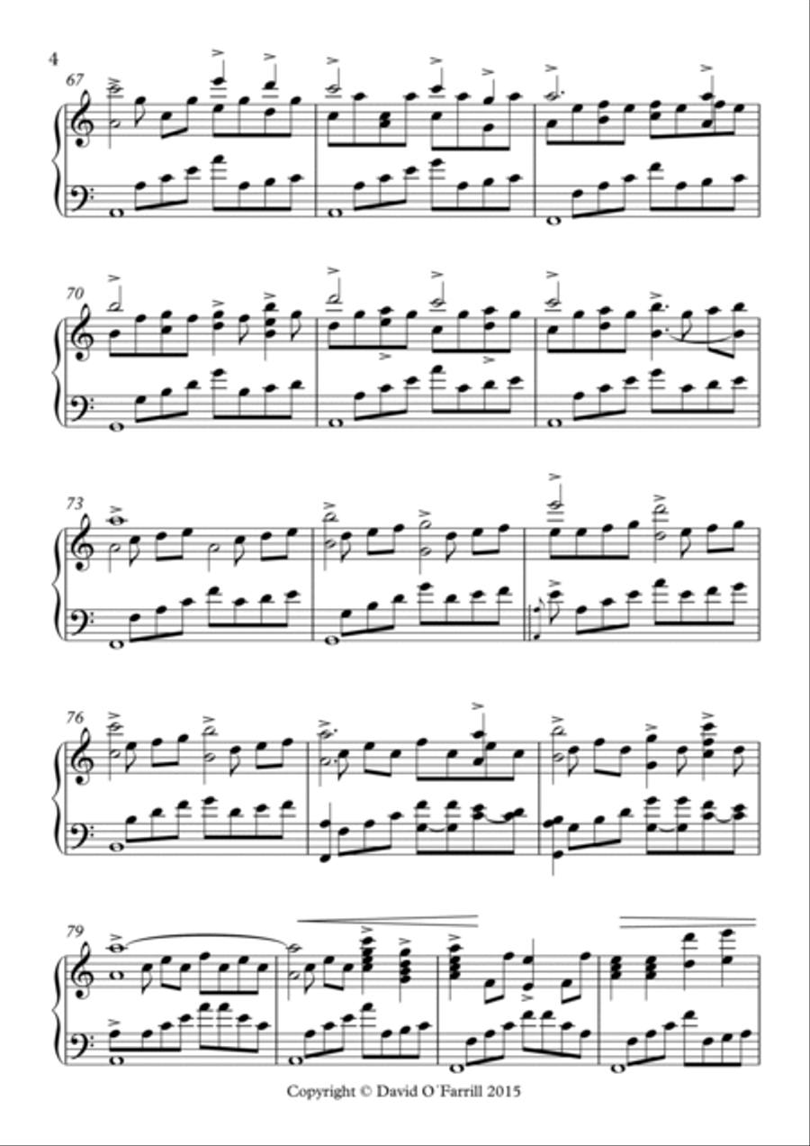 Part Three: Change Piano Solo scores gallery preview page 4