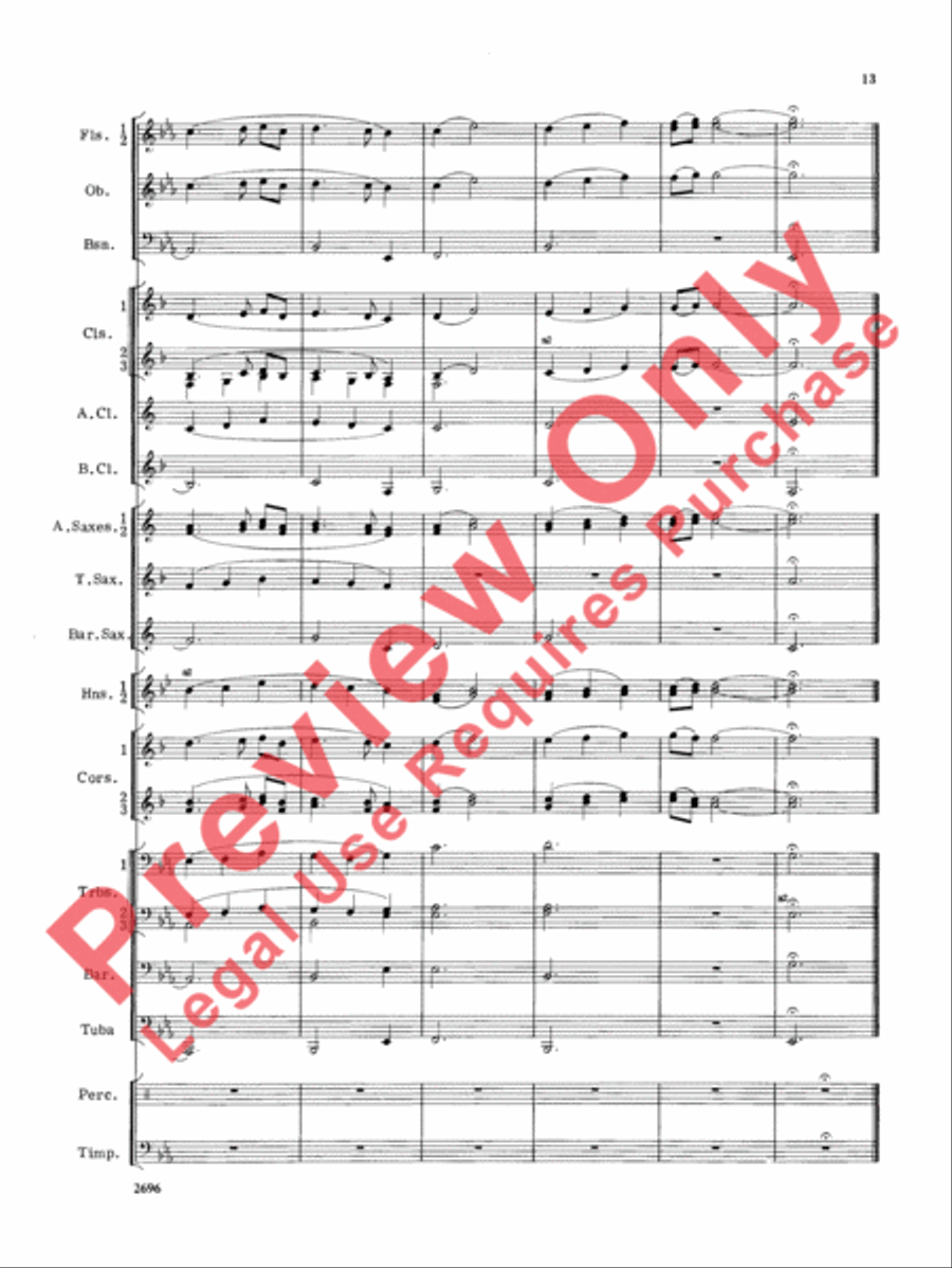 Hudson River Suite Hudson River Suite Concert Band scores gallery preview page 14