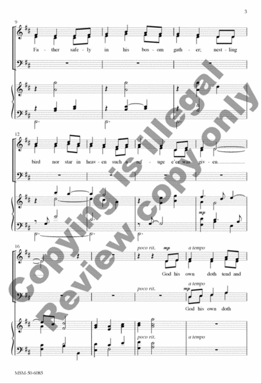 Children of the Heavenly Father 4-Part scores gallery preview page 10