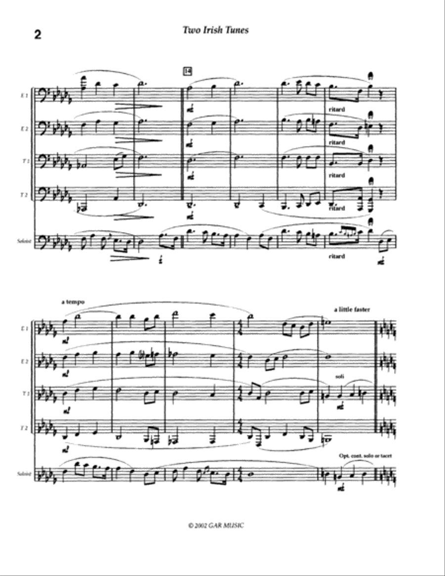 Two Irish Tunes EETT scores gallery preview page 3