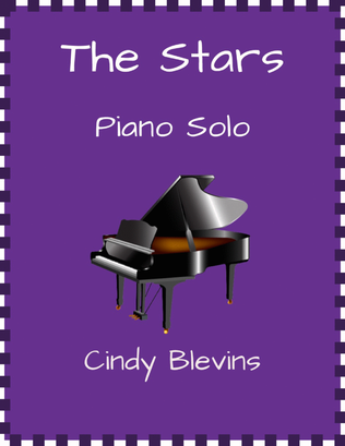 Book cover for The Stars, original piano solo