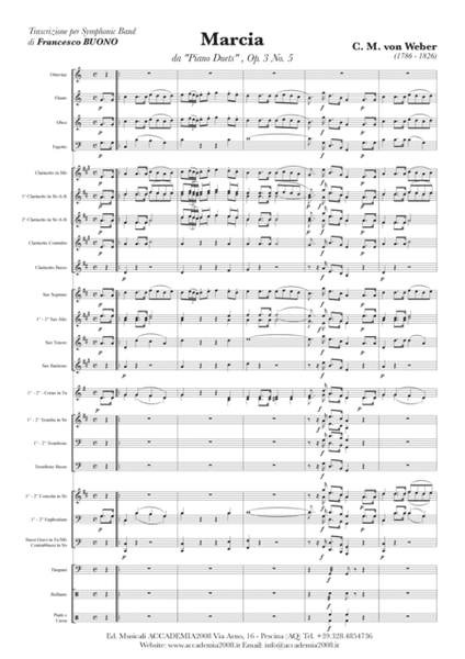 Marcia da Piano Duets, Op. 3 No. 5