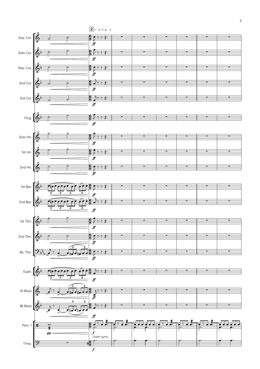 BRASSED OFF! Brass Band scores gallery preview page 3