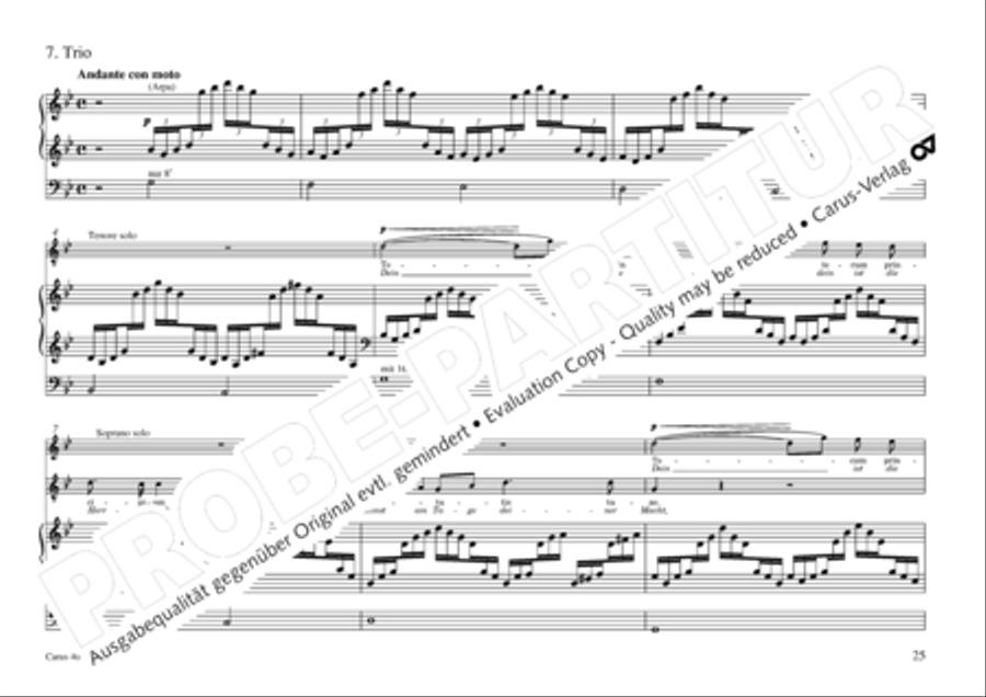 Oratorio de Noel (Weihnachtsoratorium) 4-Part scores gallery preview page 26