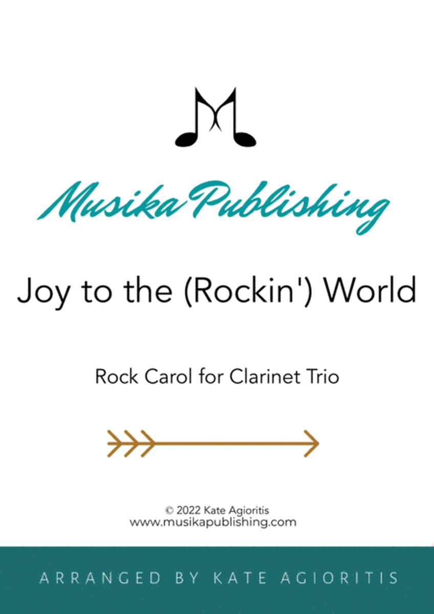 Joy to the (Rockin') World - Rock Carol for Clarinet Trio image number null