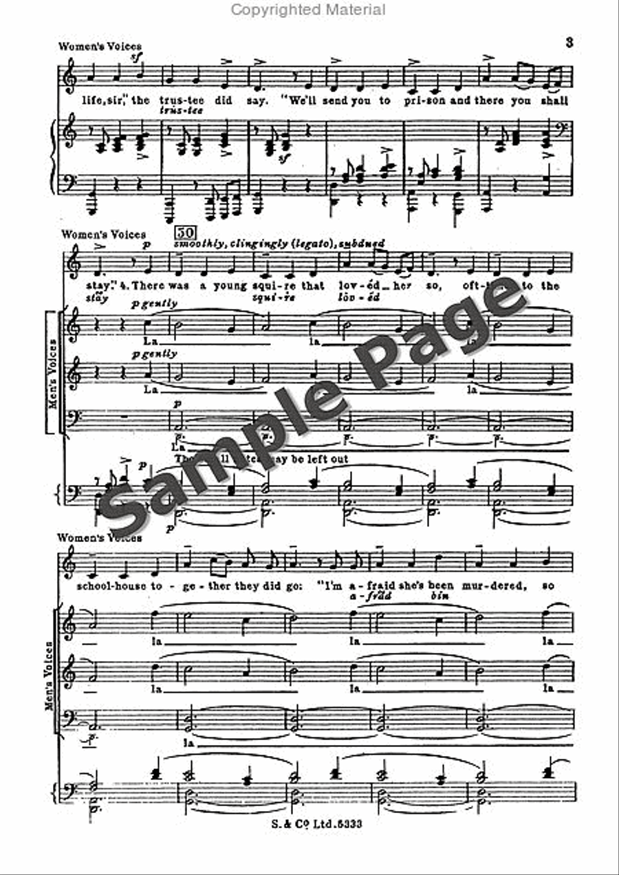 The lost lady found The lost lady found Mixed Choir scores gallery preview page 4
