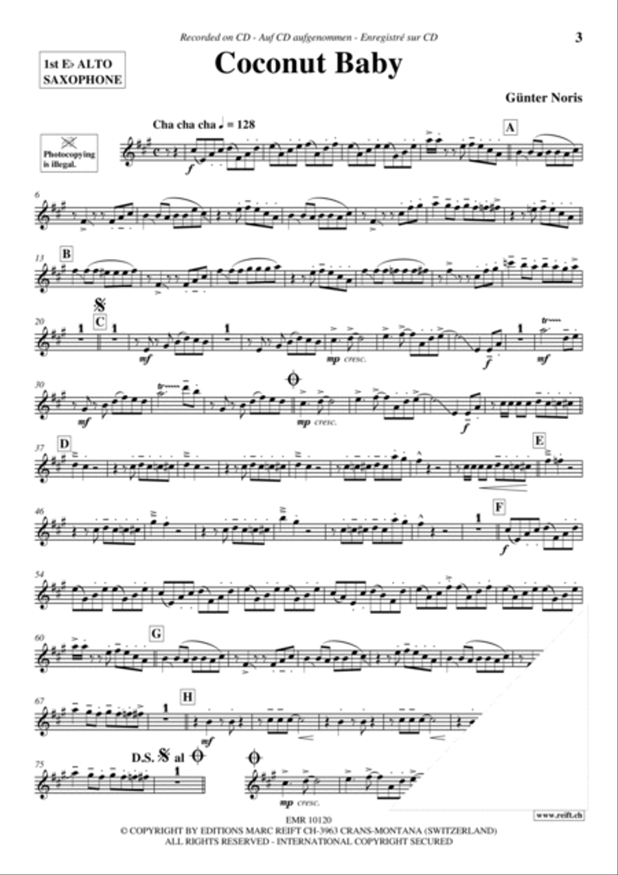 Play The 1st Alto Sax With The Ballroom Dance Orchestra Vol. 3 Alto Saxophone scores gallery preview page 4