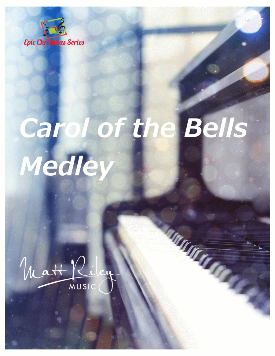 Carol of the Bells / God Rest Ye Merry Gentlemen Piano Solo scores gallery preview page 1