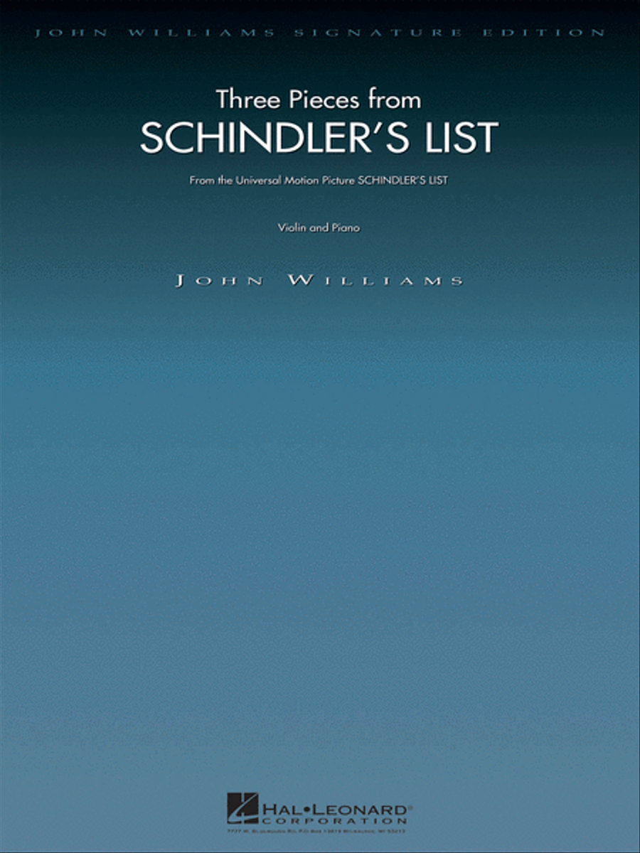 Three Pieces From "Schindler's List"
