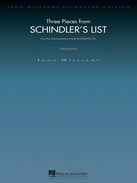 Three Pieces From "Schindler's List"