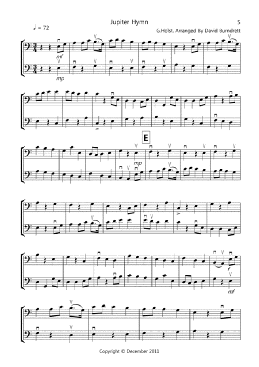 8 Easy Duets for Cello And Double Bass String Duet scores gallery preview page 5
