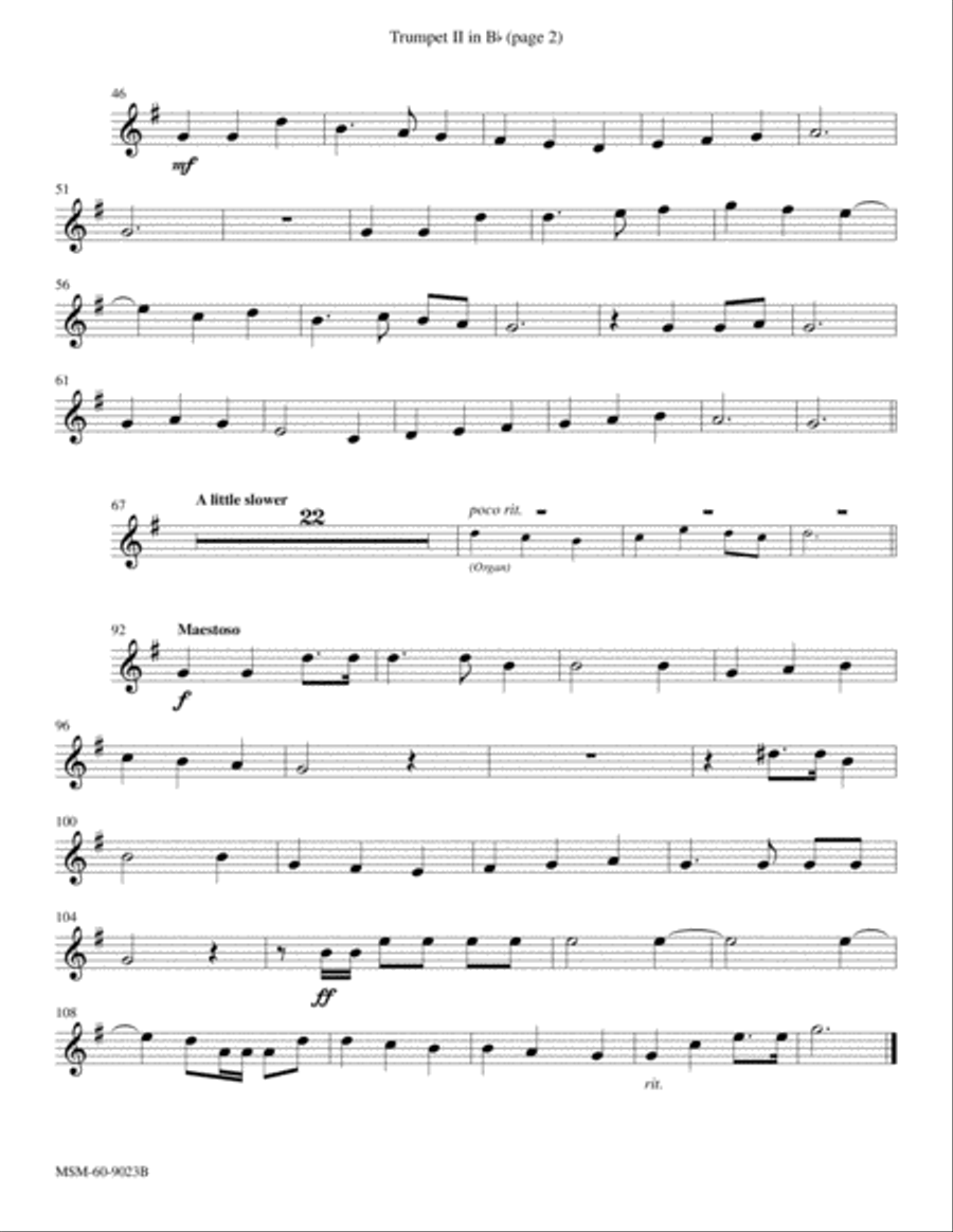 Praise to the Lord the Almighty Choir scores gallery preview page 4