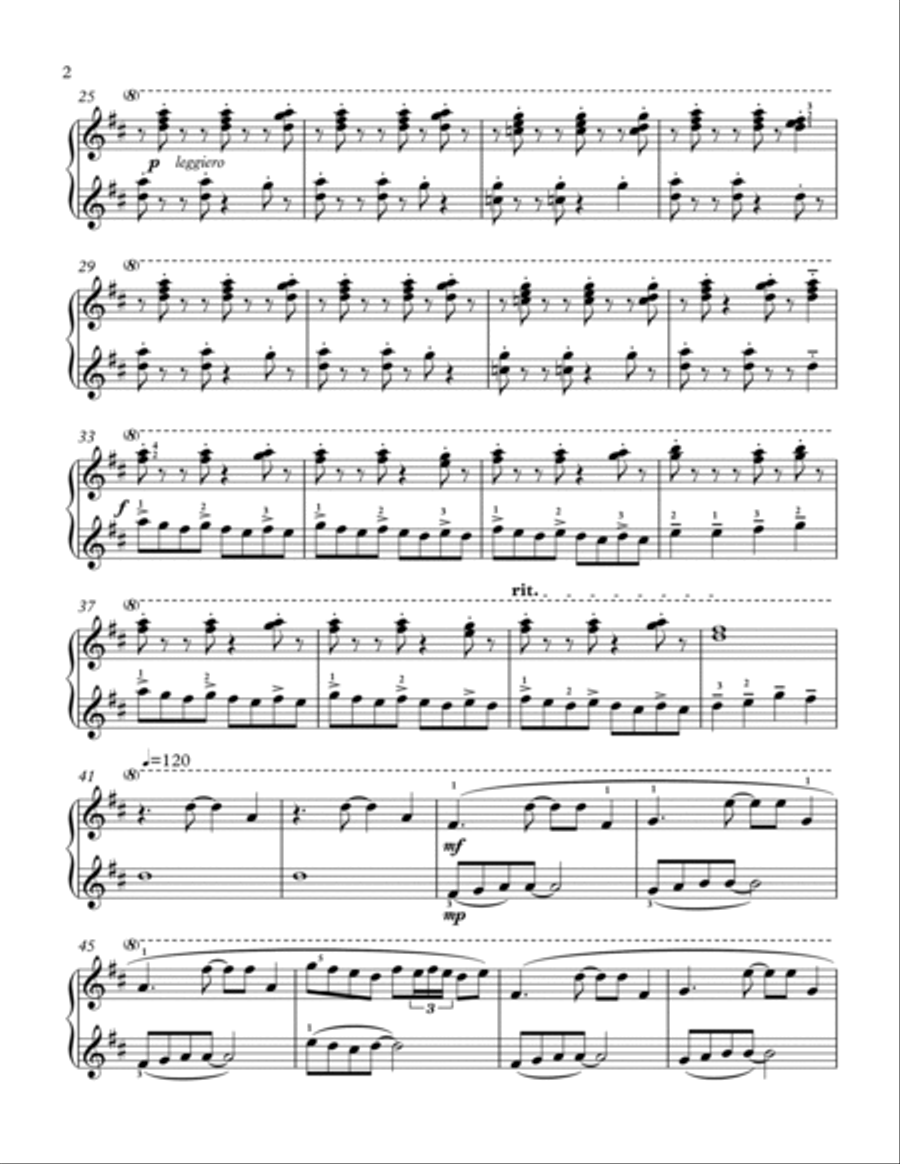 Music is for Life! Piano scores gallery preview page 2