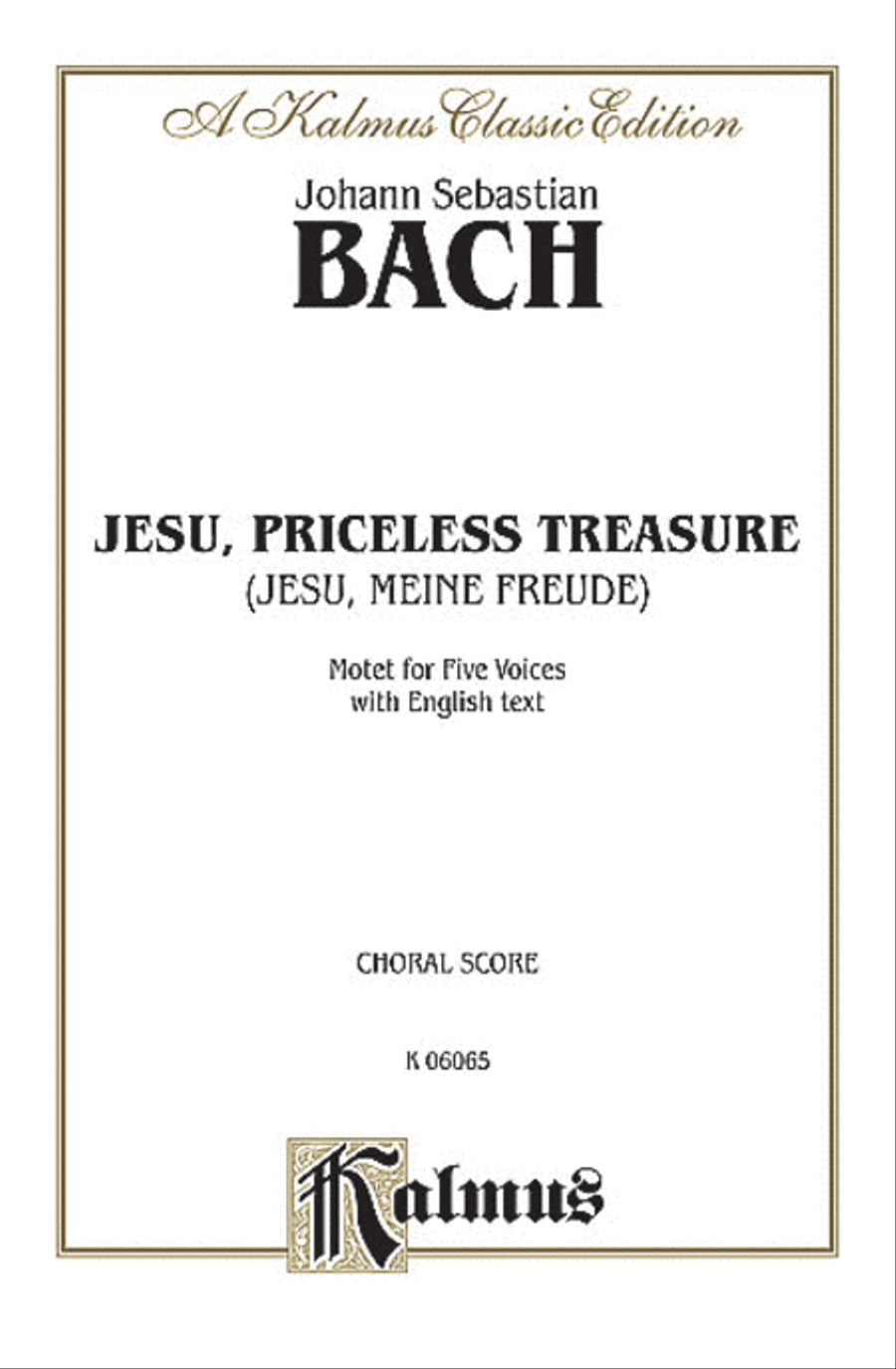 Jesu, Priceless Treasure 4-Part scores gallery preview page 1