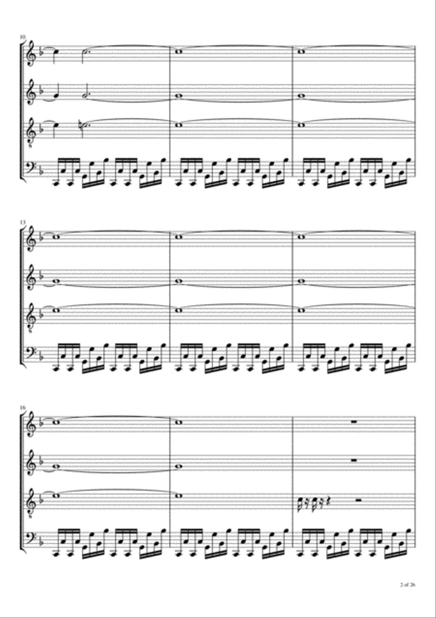 I Feel Love I Feel Love Woodwind Quartet scores gallery preview page 3