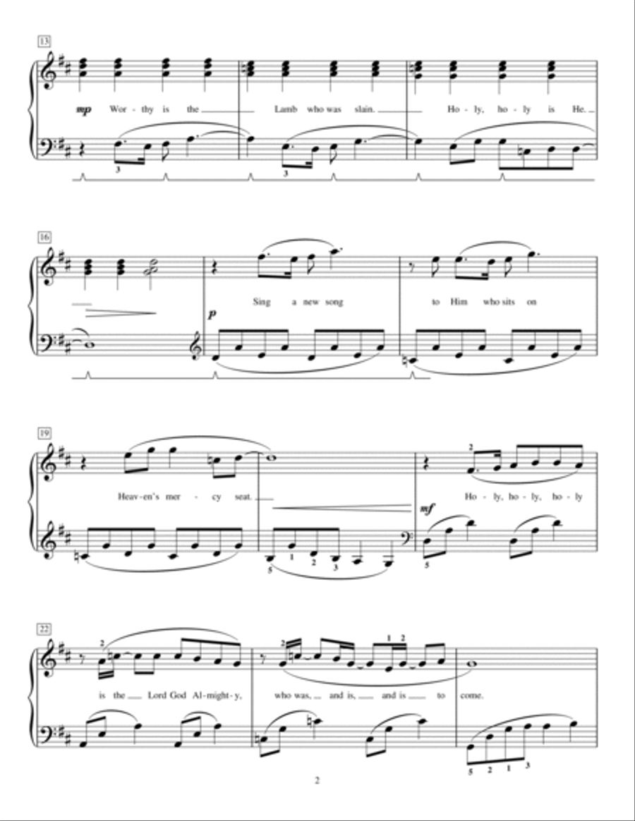 Revelation Song (arr. Phillip Keveren) Piano Method scores gallery preview page 2