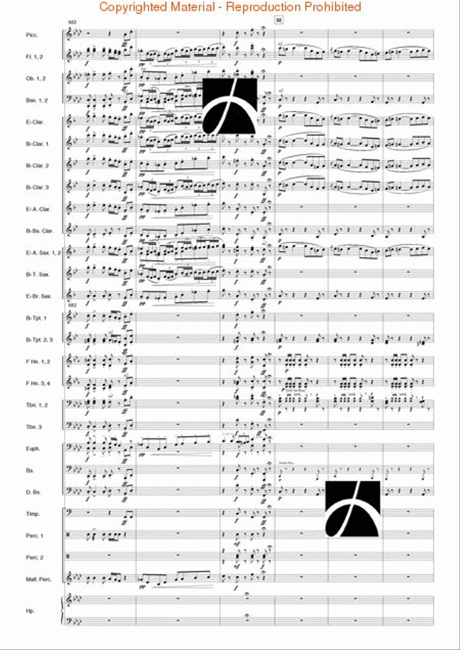Carmen Suite Carmen Suite Concert Band scores gallery preview page 72