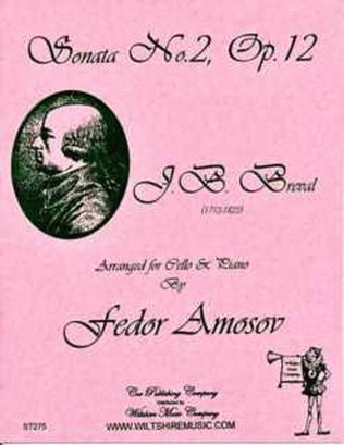 Book cover for Sonata No.2, Op.12 (Fedor Amosov)