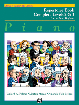 Book cover for Alfred's Basic Piano Library Repertoire Complete