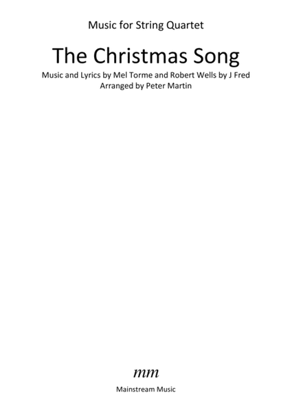 The Christmas Song (Chestnuts Roasting On An Open Fire) by John Denver String Quartet - Digital Sheet Music