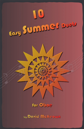 Book cover for 10 Easy Summer Duets for Oboe