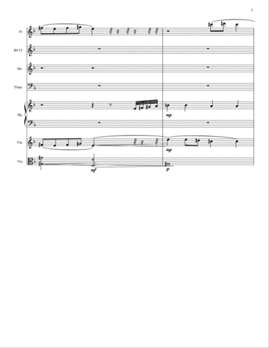 Watt's Cradle Hymn Watt's Cradle Hymn Full Orchestra scores gallery preview page 5